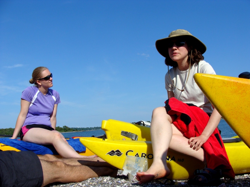 Kayak_Courtney_und_Amanda